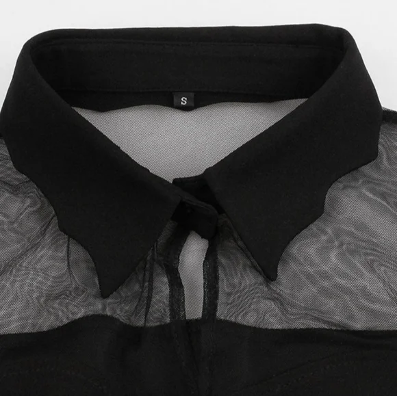 Gossamer BAT Dress Black Women's Long Sleeve Party Dress Midi Sweetheart - Picture 9 of 15